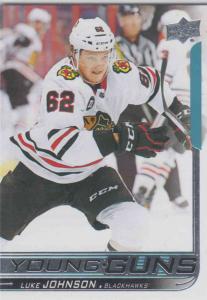 Luke Johnson - Chicago Blackhawks  2018-2019 Upper Deck s.1 Young Guns RC #245