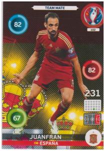 Adrenalyn XL UEFA Euro 2016, Team Mate, #102, Juanfran
