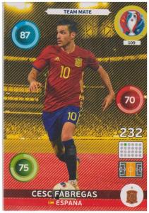 Adrenalyn XL UEFA Euro 2016, Team Mate, #109, Cesc Fabregas