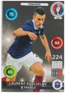 Adrenalyn XL UEFA Euro 2016, Team Mate, #120, Laurent Koscielny