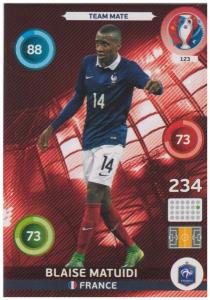 Adrenalyn XL UEFA Euro 2016, Team Mate, #123, Blaise Matuidi