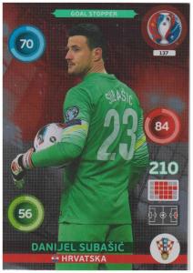 Adrenalyn XL UEFA Euro 2016, Goal Stopper, #137, Danijel Subasic