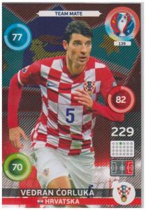 Adrenalyn XL UEFA Euro 2016, Team Mate, #139, Vedran Corluka