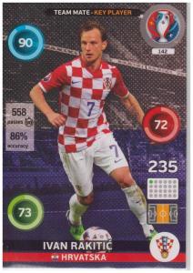 Adrenalyn XL UEFA Euro 2016, Team Mate - Key Player, #142, Ivan Rakitic