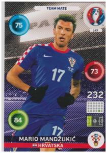 Adrenalyn XL UEFA Euro 2016, Team Mate, #147, Mario Mandzukic