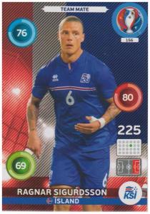 Adrenalyn XL UEFA Euro 2016, Team Mate, #156, Ragnar Sigurdsson