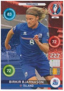 Adrenalyn XL UEFA Euro 2016, Team Mate, #161, Birkir Bjarnason