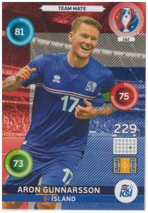 Adrenalyn XL UEFA Euro 2016, Team Mate, #162, Aron Gunnarsson