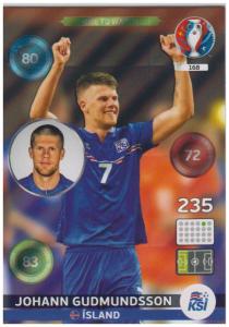 Adrenalyn XL UEFA Euro 2016, One to Watch, #168, Johann Gudmundsson