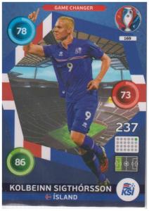Adrenalyn XL UEFA Euro 2016, Game Changer, #169, Kolbeinn Sigthorsson