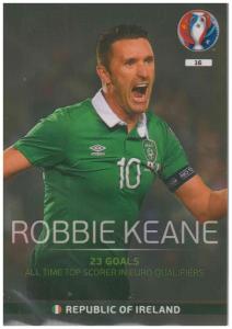 Adrenalyn XL UEFA Euro 2016, Legend, #16, Robbie Keane