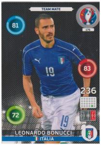 Adrenalyn XL UEFA Euro 2016, Team Mate, #175, Leonardo Bonucci