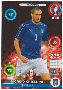 Adrenalyn XL UEFA Euro 2016, Team Mate, #176, Giorgio Chiellini