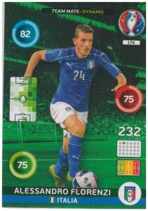 Adrenalyn XL UEFA Euro 2016, Team Mate - Dynamo, #179, Alessandro Florenzi
