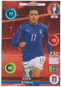 Adrenalyn XL UEFA Euro 2016, Team Mate, #182, Eder