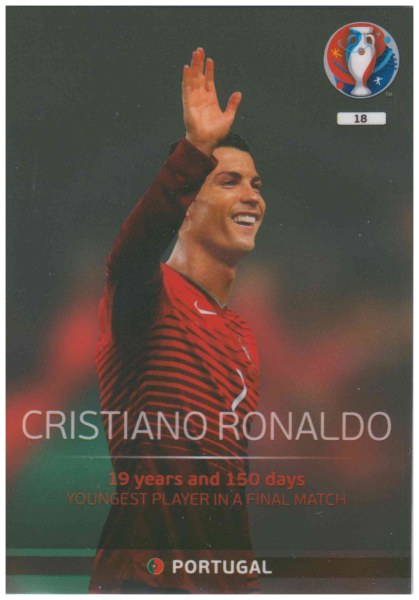 Adrenalyn XL UEFA Euro 2016, Legend, #18, Cristiano Ronaldo