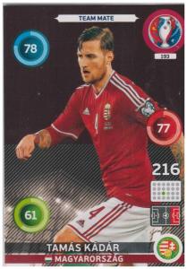 Adrenalyn XL UEFA Euro 2016, Team Mate, #193, Tamas Kadar