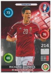 Adrenalyn XL UEFA Euro 2016, Team Mate, #195, Richard Guzmics