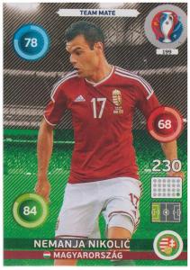 Adrenalyn XL UEFA Euro 2016, Team Mate, #199, Nemanja Nikolic