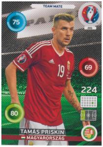 Adrenalyn XL UEFA Euro 2016, Team Mate, #201, Tamas Priskin