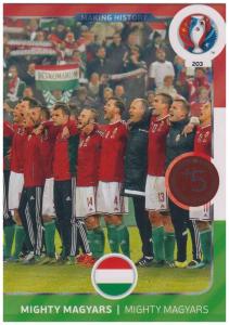 Adrenalyn XL UEFA Euro 2016, Making History, #203, Magyarorszag