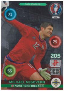 Adrenalyn XL UEFA Euro 2016, Goal Stopper, #209, Michael McGovern