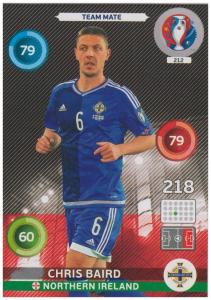 Adrenalyn XL UEFA Euro 2016, Team Mate, #212, Chris Baird