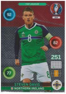 Adrenalyn XL UEFA Euro 2016, Top Joueur, #214, Steven Davis