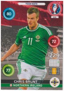 Adrenalyn XL UEFA Euro 2016, Team Mate, #215, Chris Brunt