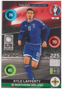 Adrenalyn XL UEFA Euro 2016, Team Mate - Goal Machine, #219, Kyle Lafferty