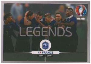 Adrenalyn XL UEFA Euro 2016, Legend, #21, France