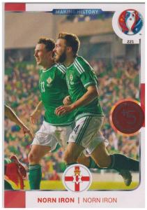 Adrenalyn XL UEFA Euro 2016, Making History, #221, Northern Ireland
