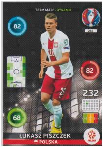 Adrenalyn XL UEFA Euro 2016, Team Mate - Dynamo, #248, Lukasz Piszczek