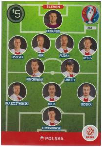 Adrenalyn XL UEFA Euro 2016, Eleven, #261, Polska