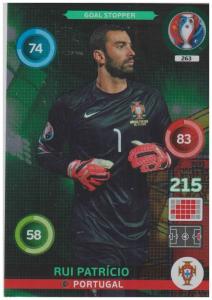 Adrenalyn XL UEFA Euro 2016, Goal Stopper, #263, Rui Patricio