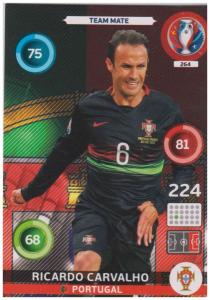 Adrenalyn XL UEFA Euro 2016, Team Mate, #264, Ricardo Carvalho