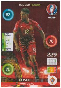 Adrenalyn XL UEFA Euro 2016, Team Mate - Dynamo, #265, Eliseu