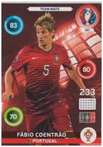 Adrenalyn XL UEFA Euro 2016, Team Mate, #267, Fabio Coentrao