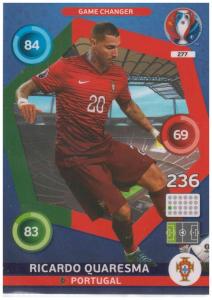 Adrenalyn XL UEFA Euro 2016, Game Changer, #277, Ricardo Quaresma