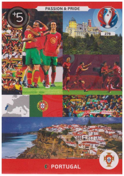 Adrenalyn XL UEFA Euro 2016, Passion & Pride, #278, Portugal