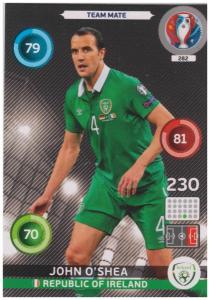 Adrenalyn XL UEFA Euro 2016, Team Mate, #282, John O'Shea