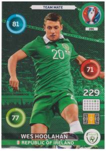 Adrenalyn XL UEFA Euro 2016, Team Mate, #286, Wes Hoolahan
