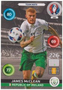 Adrenalyn XL UEFA Euro 2016, Team Mate, #288, James McClean