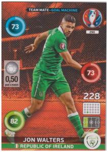 Adrenalyn XL UEFA Euro 2016, Team Mate - Goal Machine, #290, Jon Walters