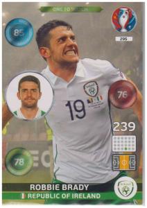 Adrenalyn XL UEFA Euro 2016, One to Watch, #295, Robbie Brady