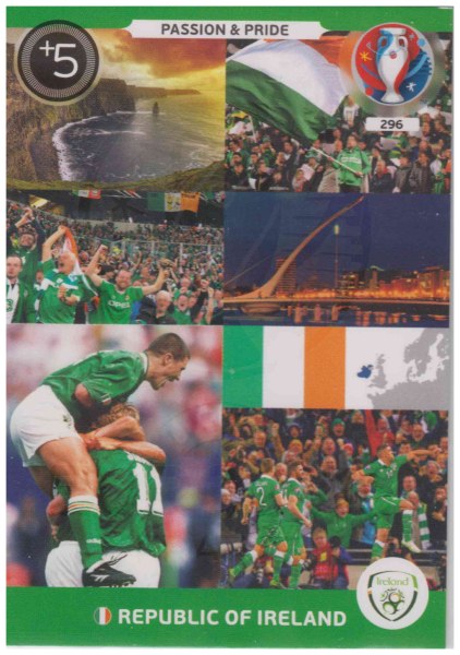 Adrenalyn XL UEFA Euro 2016, Passion & Pride, #296, Republic of Ireland