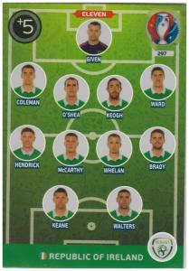 Adrenalyn XL UEFA Euro 2016, Eleven, #297, Republic of Ireland