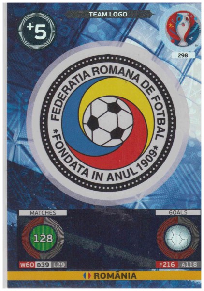 Adrenalyn XL UEFA Euro 2016, Team Logo, #298, Romania