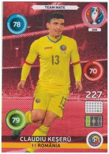 Adrenalyn XL UEFA Euro 2016, Team Mate, #308, Claudiu Keseru