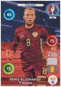 Adrenalyn XL UEFA Euro 2016, Team Mate, #323, Denis Glushakov